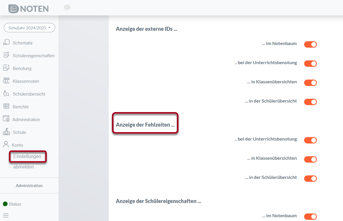 Anzeigeauswahl Fehlzeiten_persönliche Einstellungen.png
