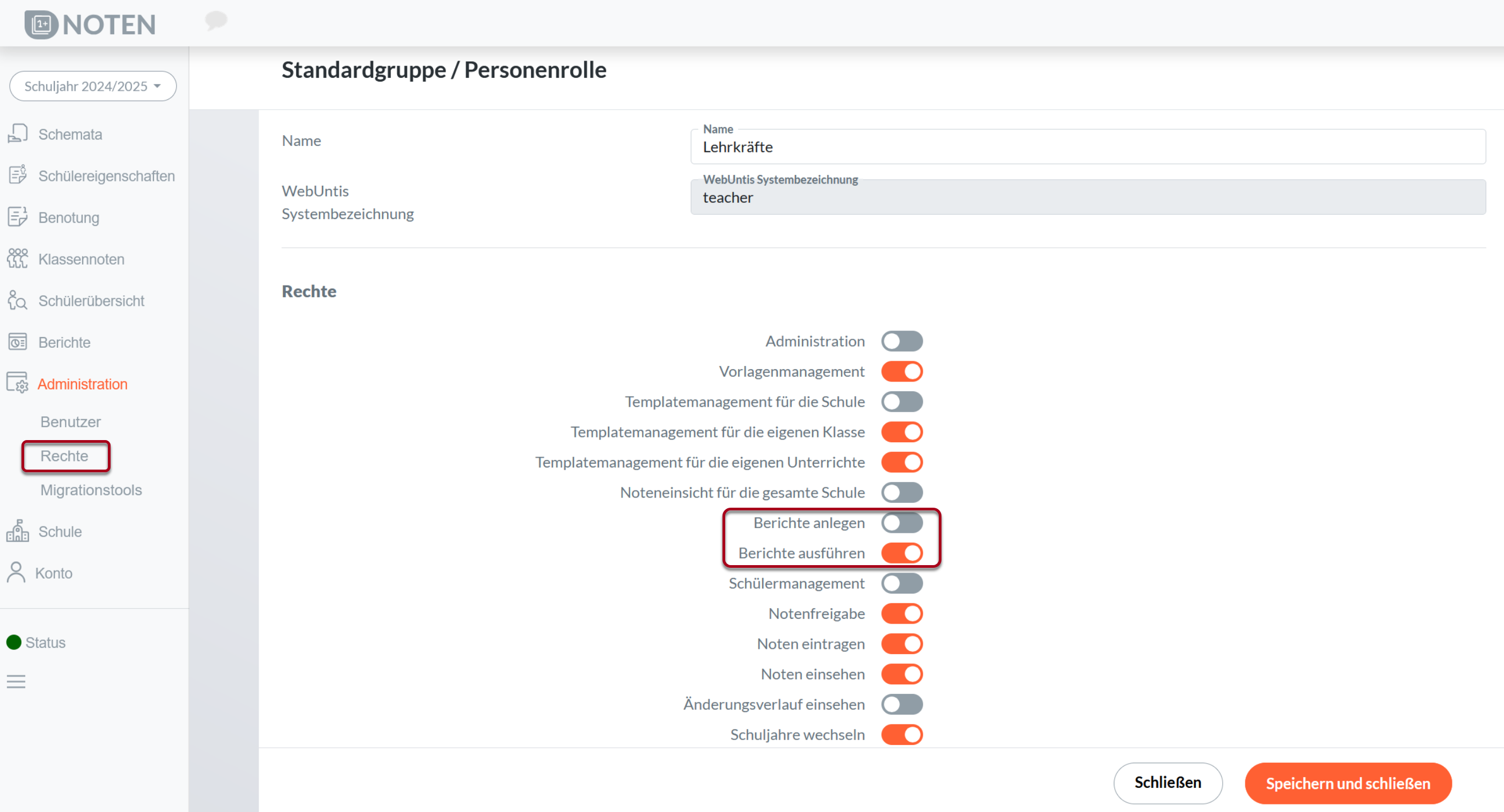 Rechte auf Berichte vergeben.png